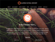 Tablet Screenshot of alamedanaturalgrocery.com